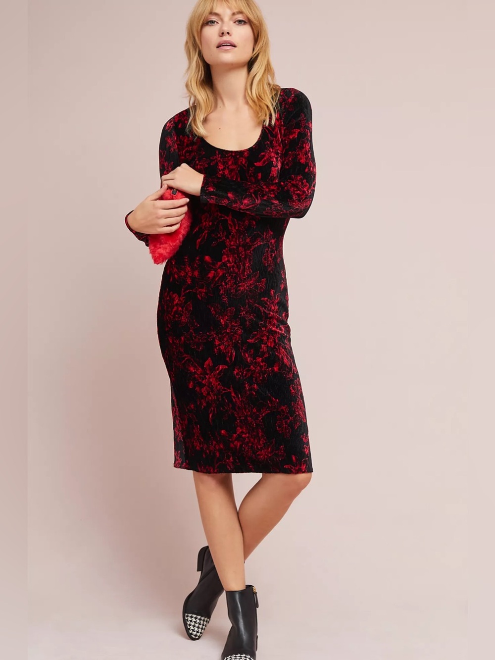Anthropologie / HD in Paris | Dierdre Velvet Column Dress, M